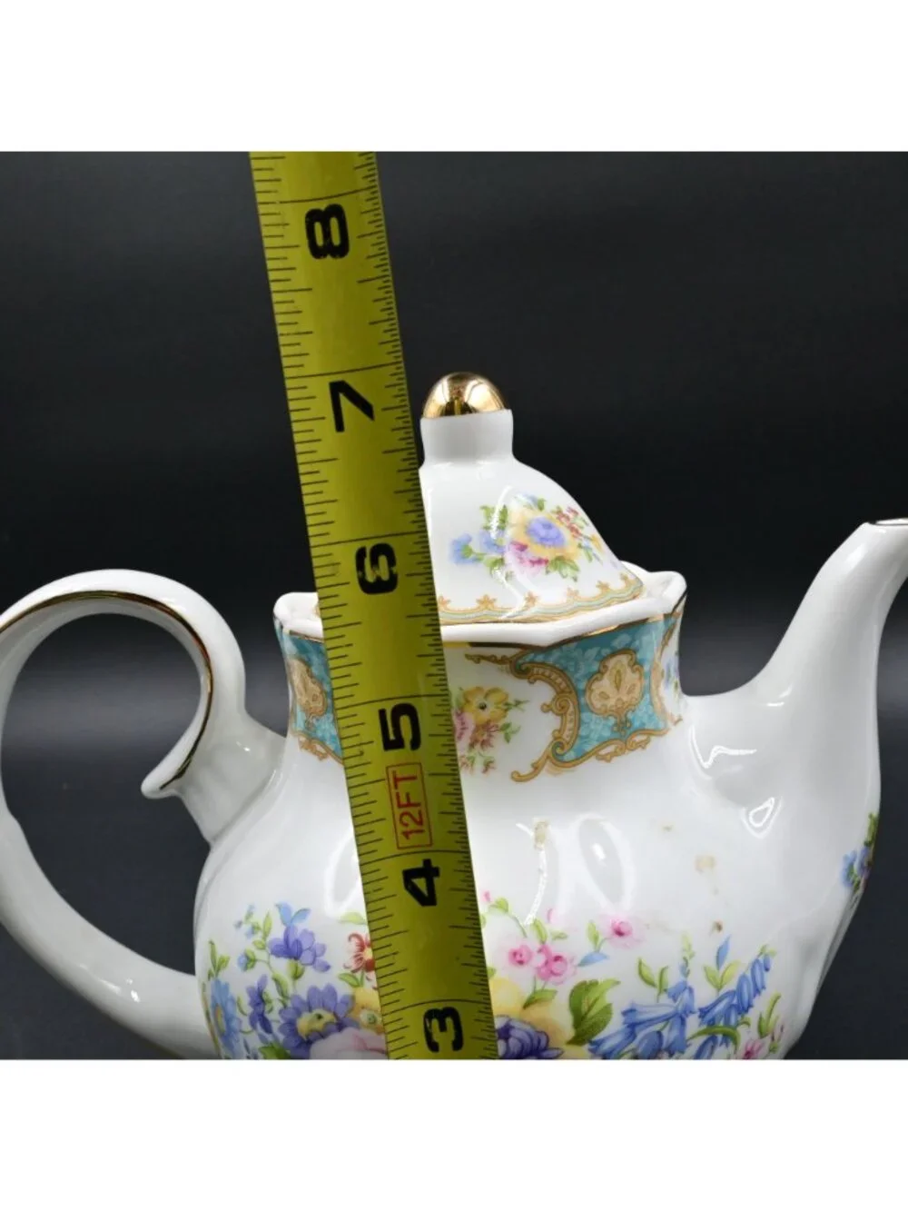 Reflections Vintage J Godinger & Co Floral Porcelain Teapot Vintage